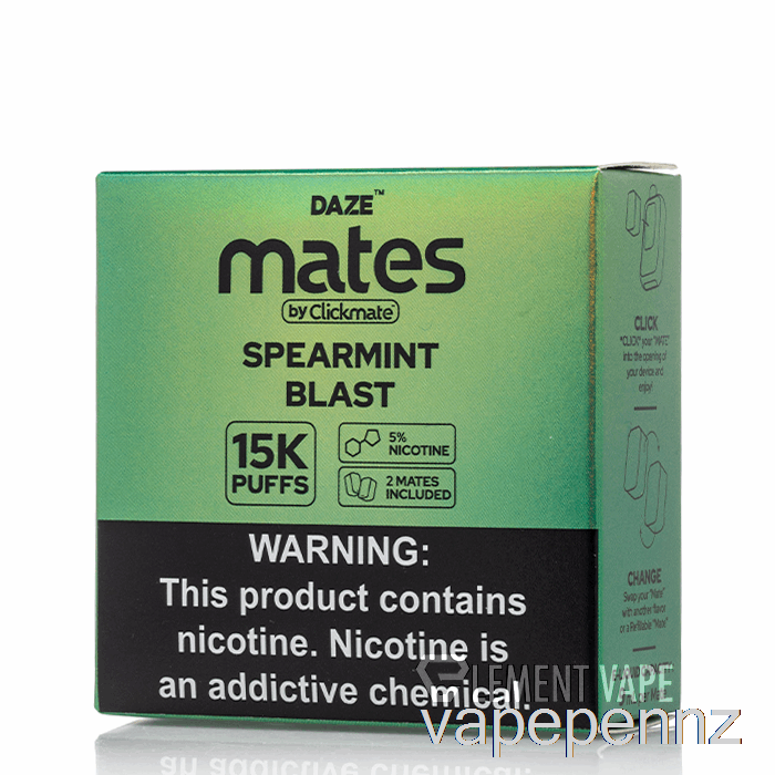 7 Daze Mate Pods Spearmint Blast VAPE NZ